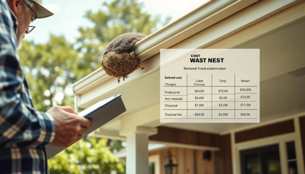 Kosten für die Wespennest-Entfernung