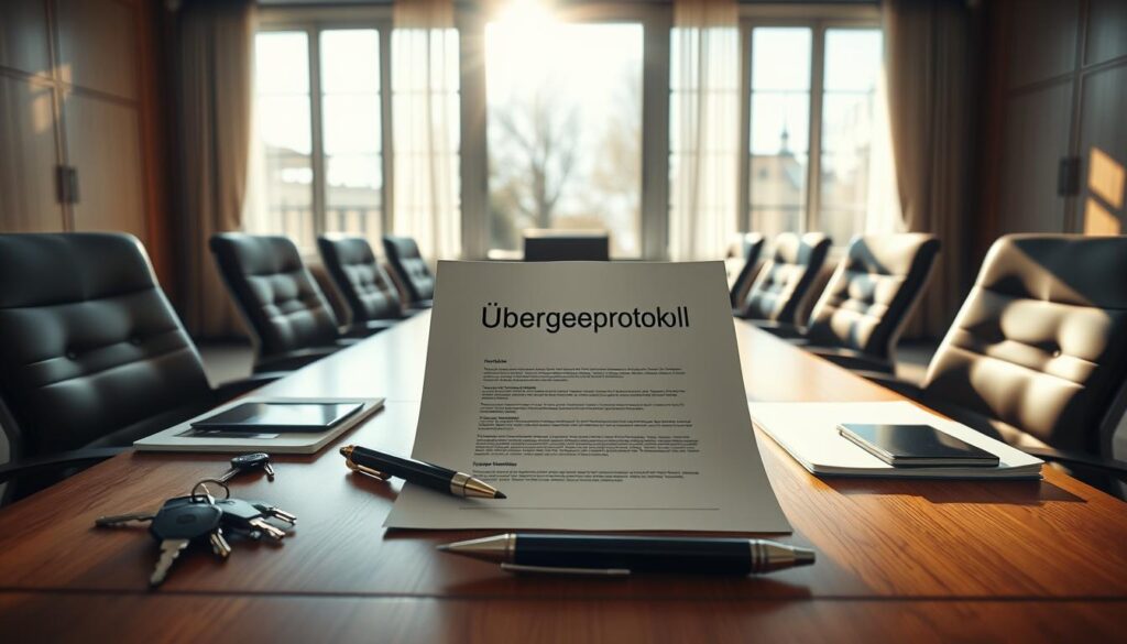 Übergabeprotokoll bei der Wohnungsübergabe