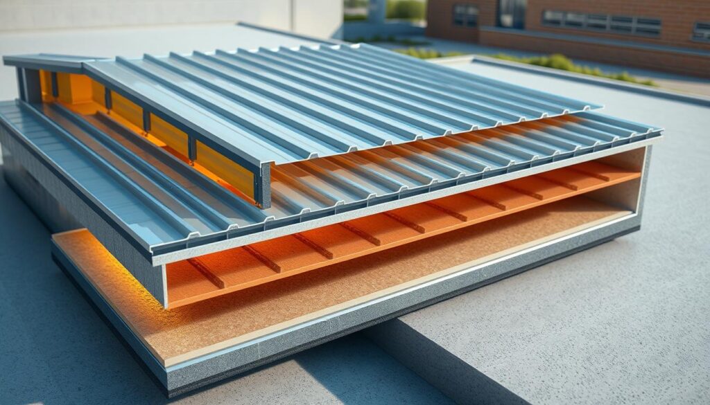Flachdachaufbauten mit Trapezblech: Warmdach, Kaltdach und Umkehrdach