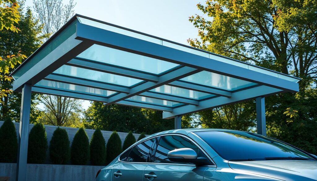 Verbundsicherheitsglas (VSG) Carportdach